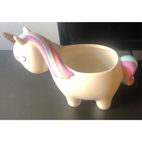 Teleflora Ceramic Unicorn Planter - Picture 3 of 5